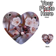 Cherry Blossoms Playing Cards 54 (heart)  by trendistuff