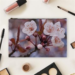 Cherry Blossoms Cosmetic Bag (large)  by trendistuff