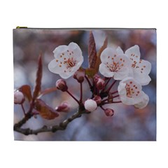 Cherry Blossoms Cosmetic Bag (xl) by trendistuff