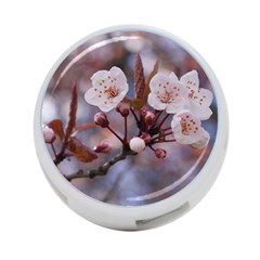 Cherry Blossoms 4-port Usb Hub (one Side)