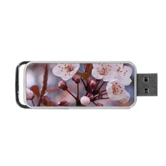 Cherry Blossoms Portable Usb Flash (two Sides)