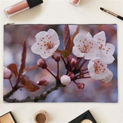 Cherry Blossoms Cosmetic Bag (xxl)  by trendistuff