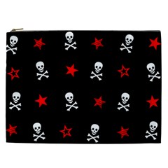 Stars, Skulls & Crossbones Cosmetic Bag (xxl)  by waywardmuse