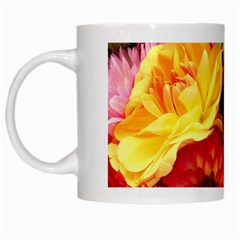 Bunch Of Flowers White Mugs by trendistuff