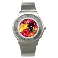 Bunch Of Flowers Stainless Steel Watches by trendistuff