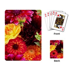 Bunch Of Flowers Playing Card by trendistuff