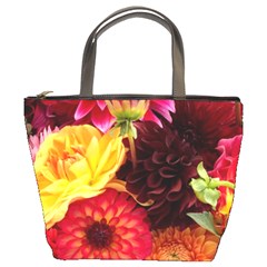 Bunch Of Flowers Bucket Bags by trendistuff