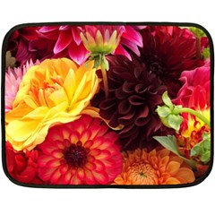 Bunch Of Flowers Double Sided Fleece Blanket (mini)  by trendistuff