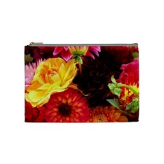 Bunch Of Flowers Cosmetic Bag (medium)  by trendistuff