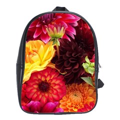 Bunch Of Flowers School Bags(large)  by trendistuff