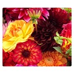 BUNCH OF FLOWERS Double Sided Flano Blanket (Small)  50 x40  Blanket Back