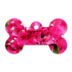 Bougainvillea Dog Tag Bone (one Side)