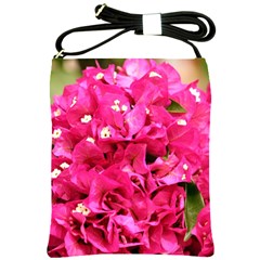 Bougainvillea Shoulder Sling Bags by trendistuff