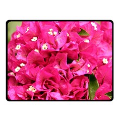 Bougainvillea Double Sided Fleece Blanket (small) 