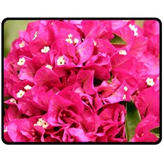 Bougainvillea Double Sided Fleece Blanket (medium) 