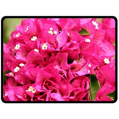 Bougainvillea Double Sided Fleece Blanket (large) 