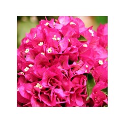 Bougainvillea Small Satin Scarf (square) 