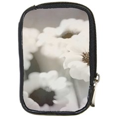 BLACK AND WHITE FLOWER Compact Camera Cases