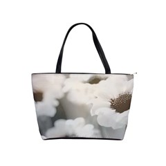 BLACK AND WHITE FLOWER Shoulder Handbags