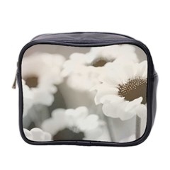 BLACK AND WHITE FLOWER Mini Toiletries Bag 2-Side