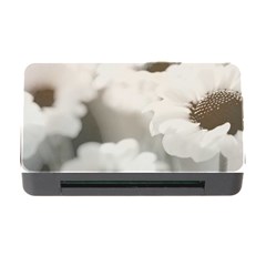 BLACK AND WHITE FLOWER Memory Card Reader with CF