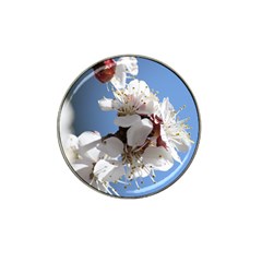 Apricot Blossoms Hat Clip Ball Marker by trendistuff