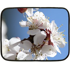 Apricot Blossoms Fleece Blanket (mini)