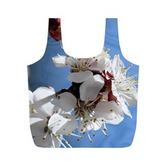 Apricot Blossoms Full Print Recycle Bags (m) 