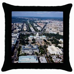 Washington Dc Throw Pillow Cases (black) by trendistuff