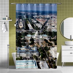 Washington Dc Shower Curtain 48  X 72  (small) 