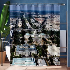 Washington Dc Shower Curtain 60  X 72  (medium) 