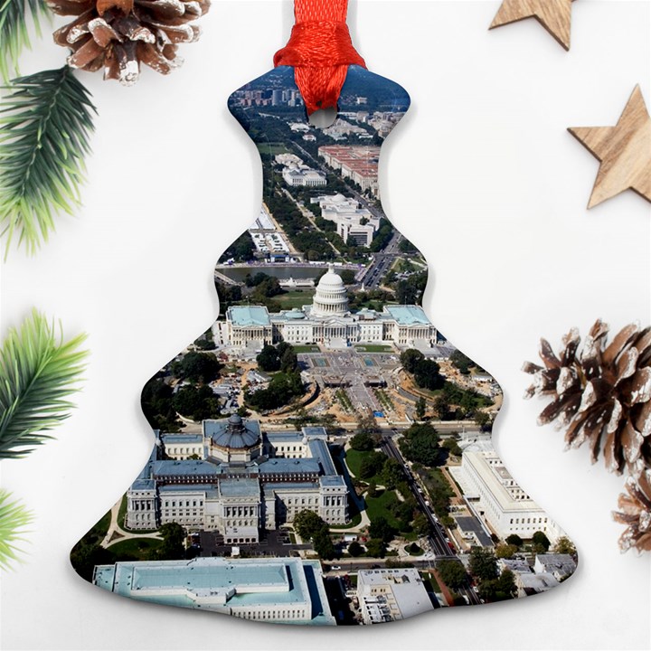 WASHINGTON DC Christmas Tree Ornament (2 Sides)