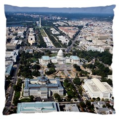 Washington Dc Large Cushion Cases (two Sides)  by trendistuff