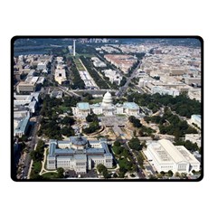 Washington Dc Double Sided Fleece Blanket (small) 