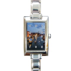 Venice Canal Rectangle Italian Charm Watches by trendistuff