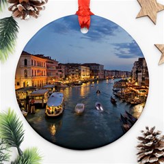 Venice Canal Ornament (round)  by trendistuff