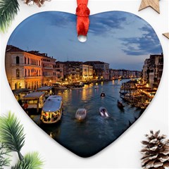 Venice Canal Ornament (heart)  by trendistuff