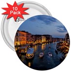 VENICE CANAL 3  Buttons (10 pack) 