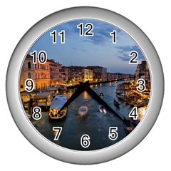 Venice Canal Wall Clocks (silver)  by trendistuff