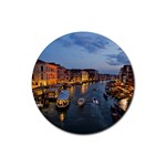 VENICE CANAL Rubber Coaster (Round) 