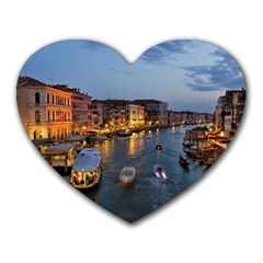 Venice Canal Heart Mousepads