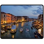 VENICE CANAL Fleece Blanket (Medium) 