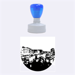 VENICE CANAL Rubber Round Stamps (Medium)