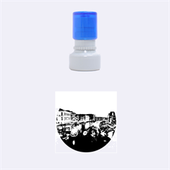 Venice Canal Rubber Round Stamps (small) by trendistuff