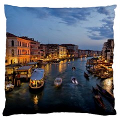 Venice Canal Large Cushion Cases (one Side)  by trendistuff