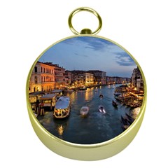 Venice Canal Gold Compasses by trendistuff