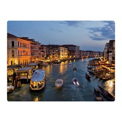 Venice Canal Double Sided Flano Blanket (mini)  by trendistuff