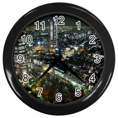 Tokyo Night Wall Clocks (black) by trendistuff