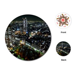 Tokyo Night Playing Cards (round)  by trendistuff