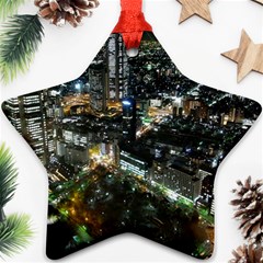 Tokyo Night Star Ornament (two Sides)  by trendistuff